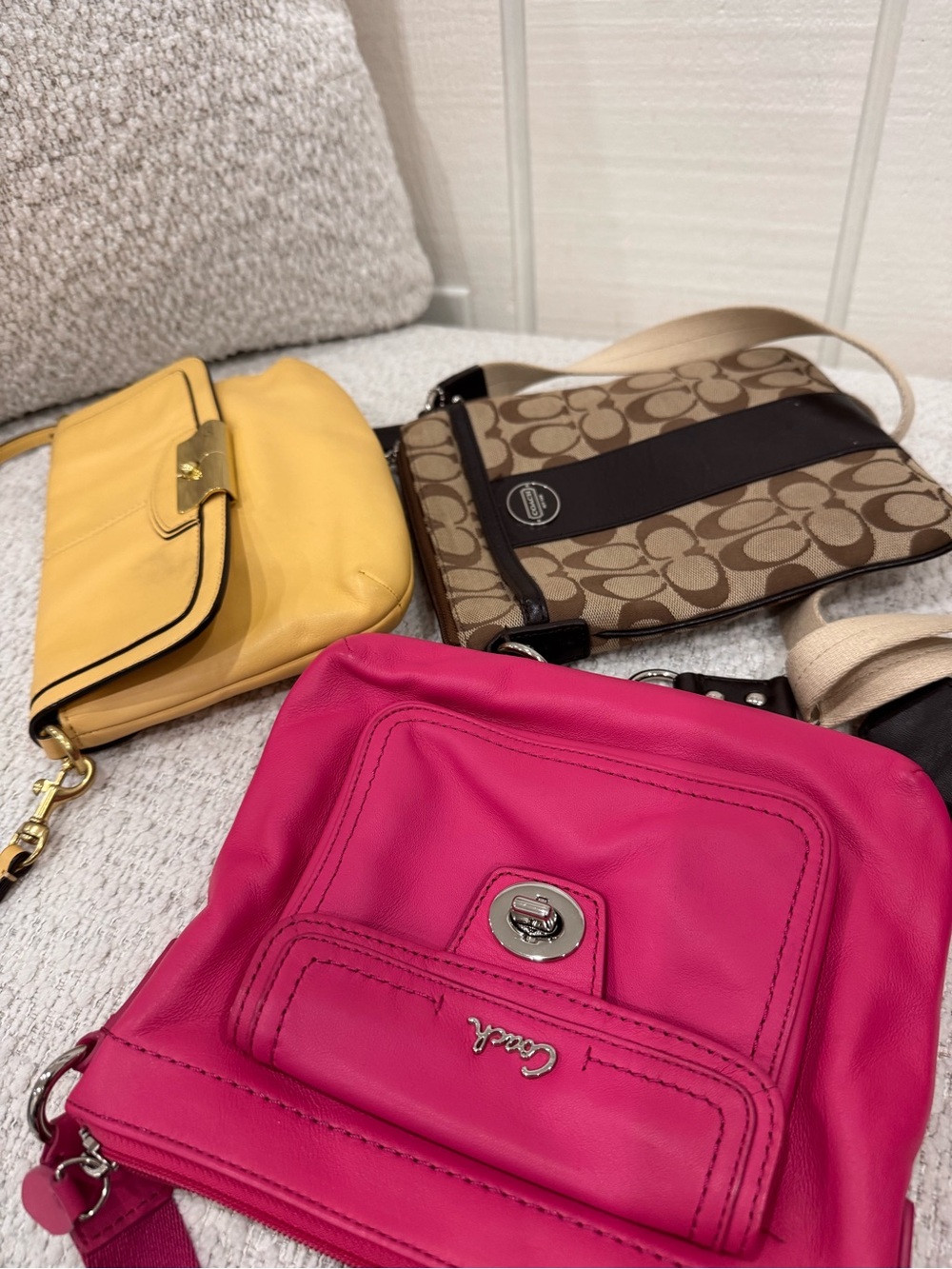 Bundles of 3 Coach Crossbody Bag with Front Pocket